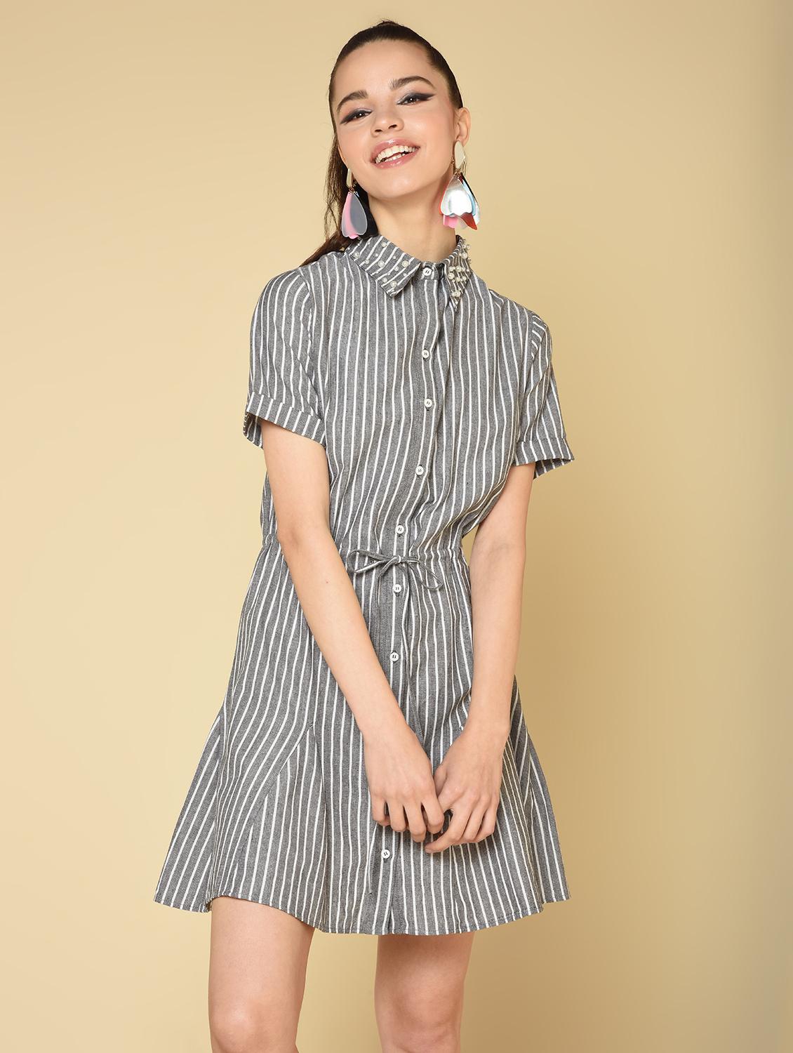 women's shirt striped dress - 16810930 - Zoom Image - 0
