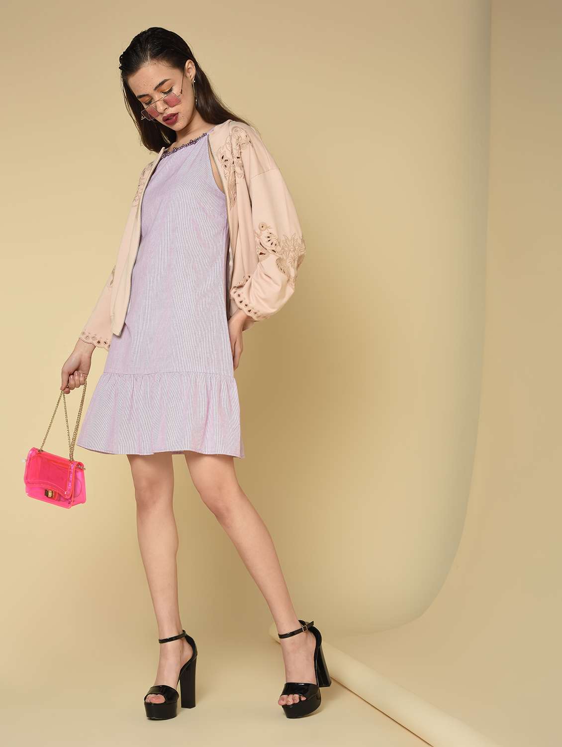 Women's Sheath Striped Dress
