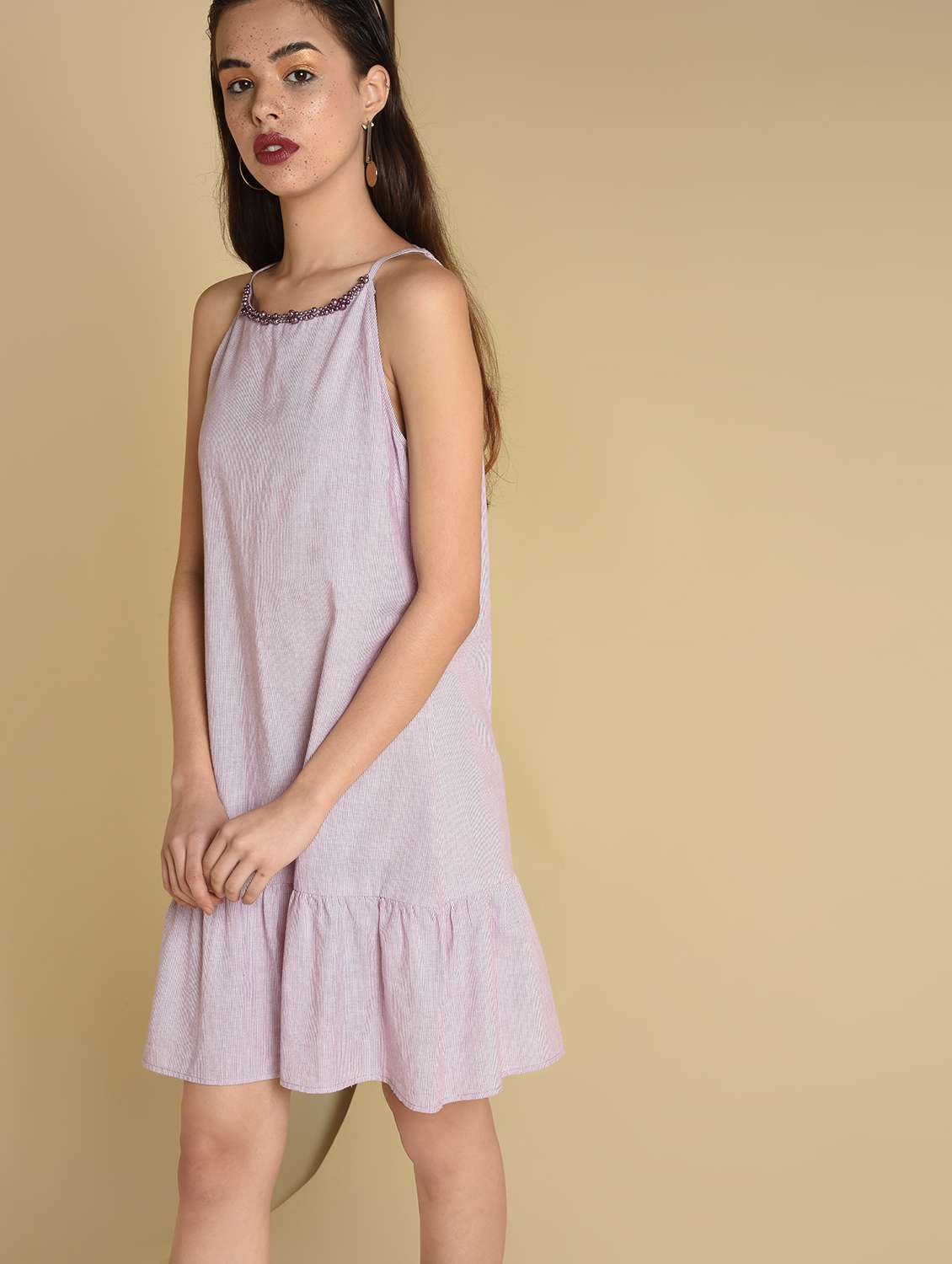 Women's Sheath Striped Dress
