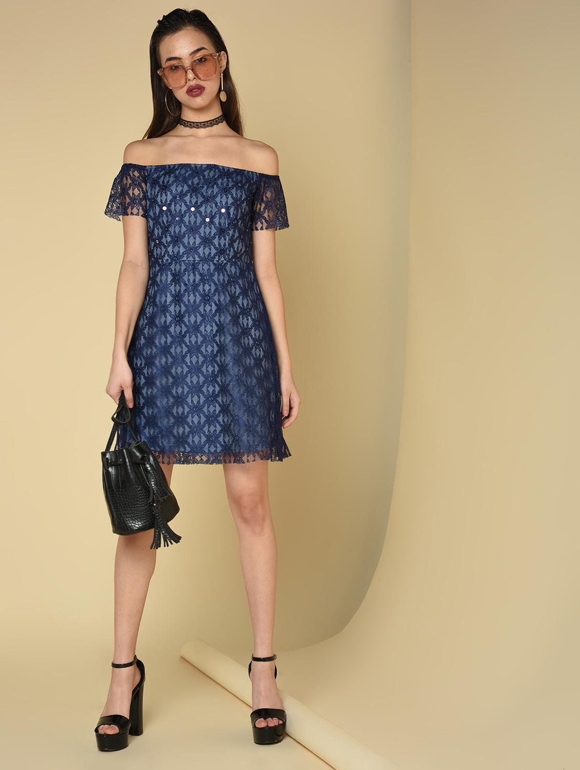 women's sheath self design dress - 16810936 -  Zoom Image - 0