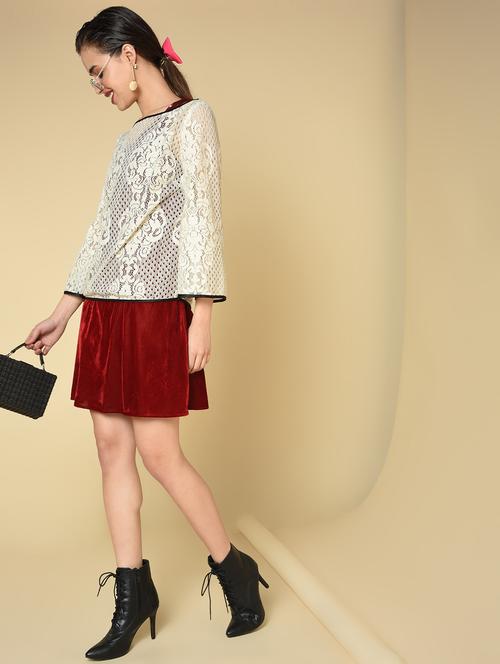 women's straight round neck top - 16810958 -  Standard Image - 0