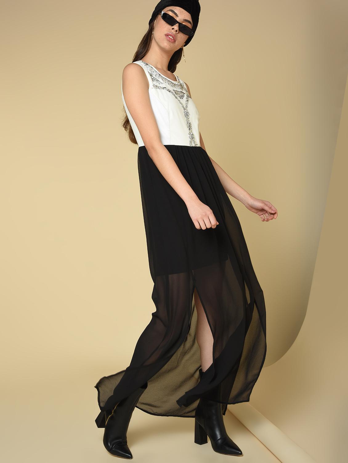 women's high low solid dress - 16810972 -  Zoom Image - 0