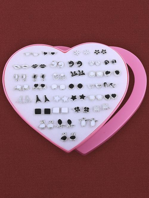 multi colored metal combo's. earring - 16812100 -  Standard Image - 0