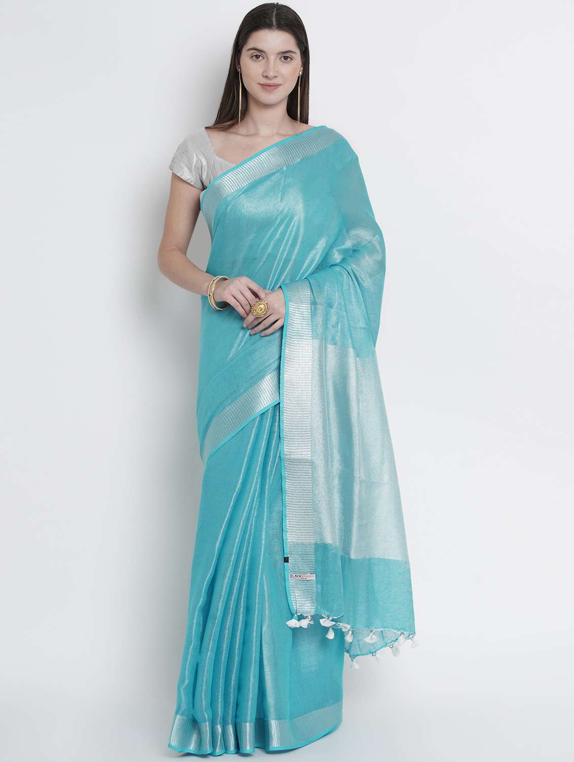 solid bhagalpuri saree with blouse