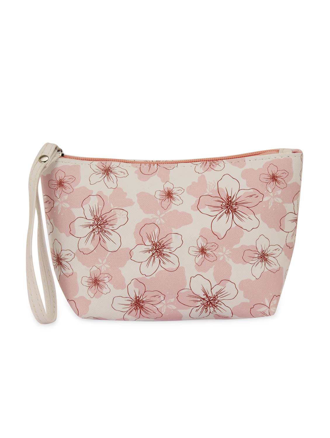 pink leatherette regular pouch