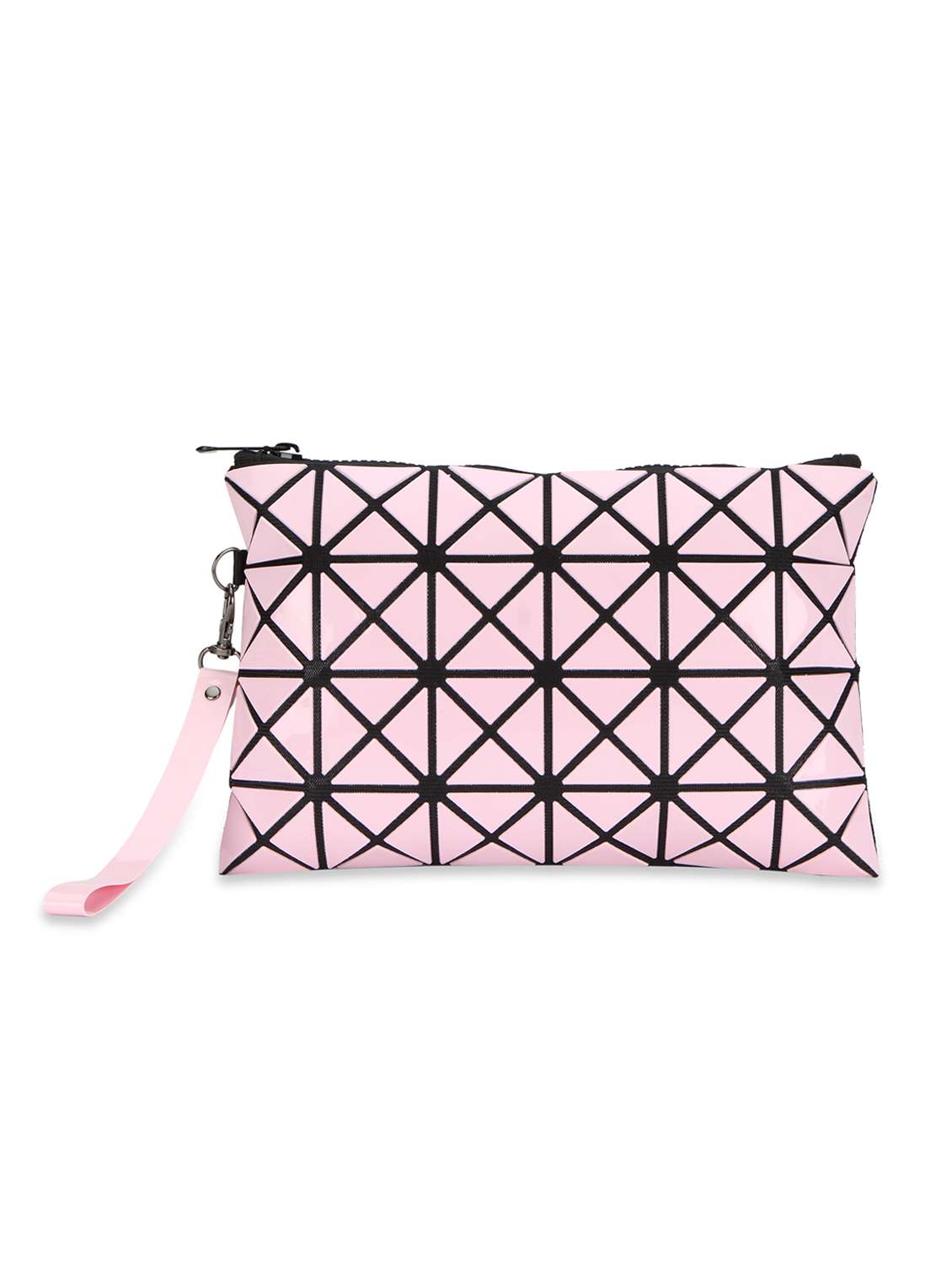 pink leatherette regular pouch