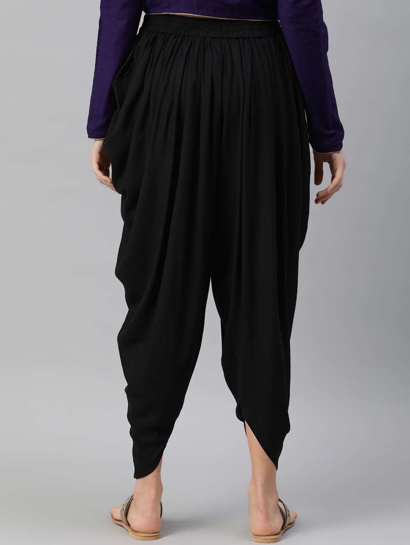 solid dhoti salwar - 16813494 - Standard Image - 2