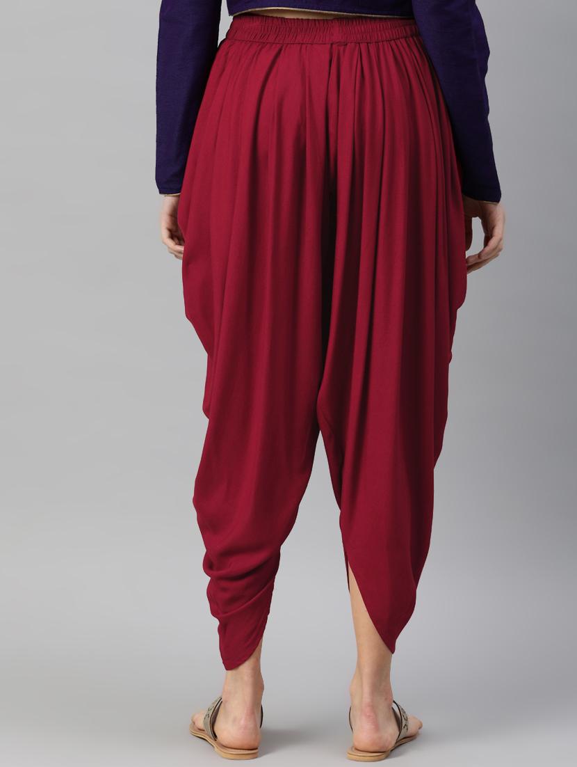 solid dhoti salwar - 16813497 - Standard Image - 2