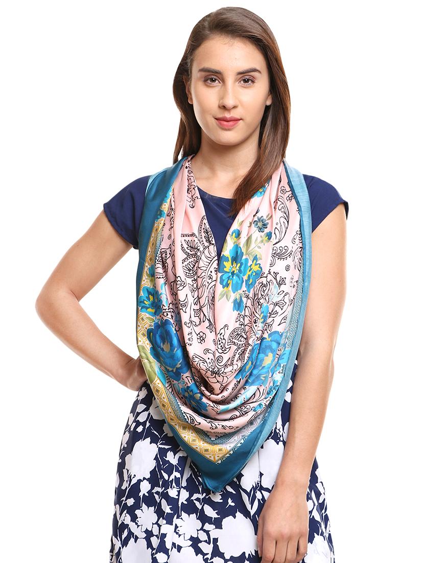multi colored satin scarf - 16813635 - Zoom Image - 0