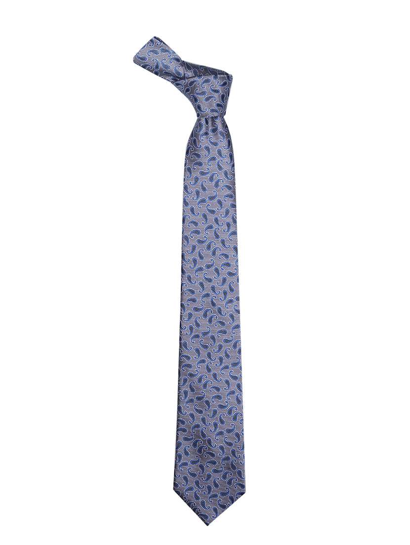 grey micro fiber tie