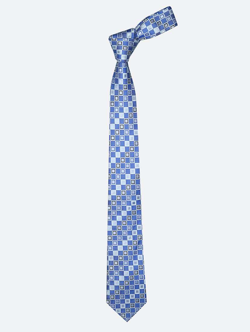 blue micro fiber tie