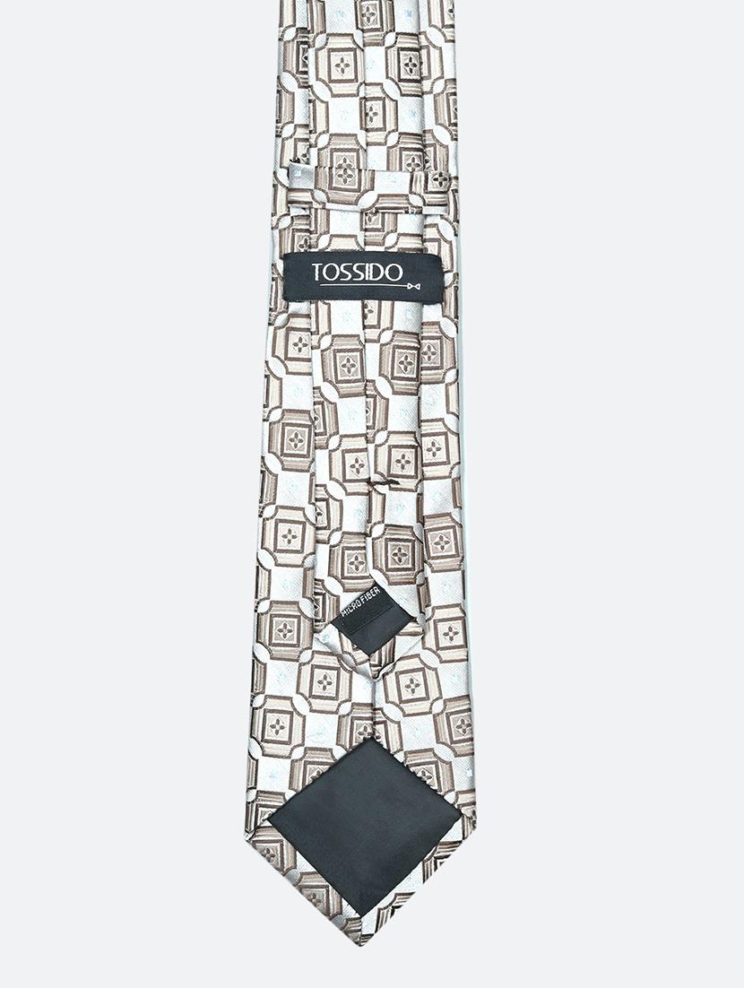 grey micro fiber tie - 16815546 - Standard Image - 2