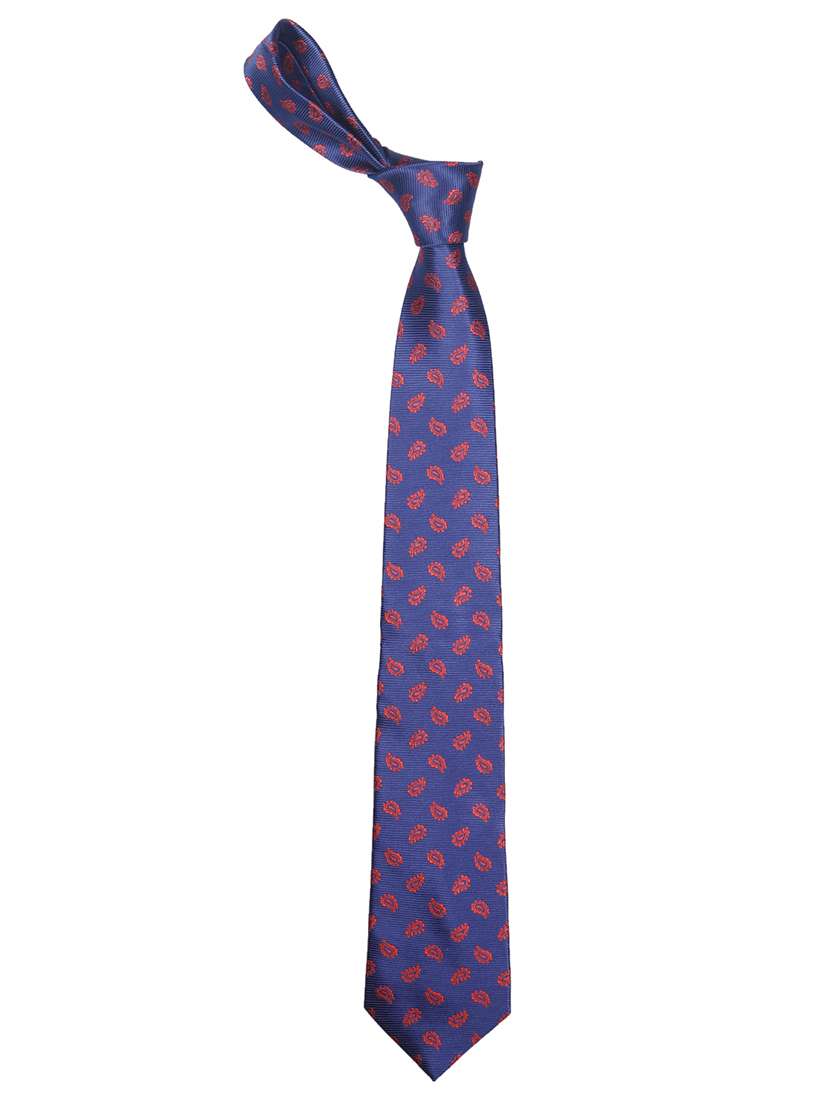 blue micro fiber tie