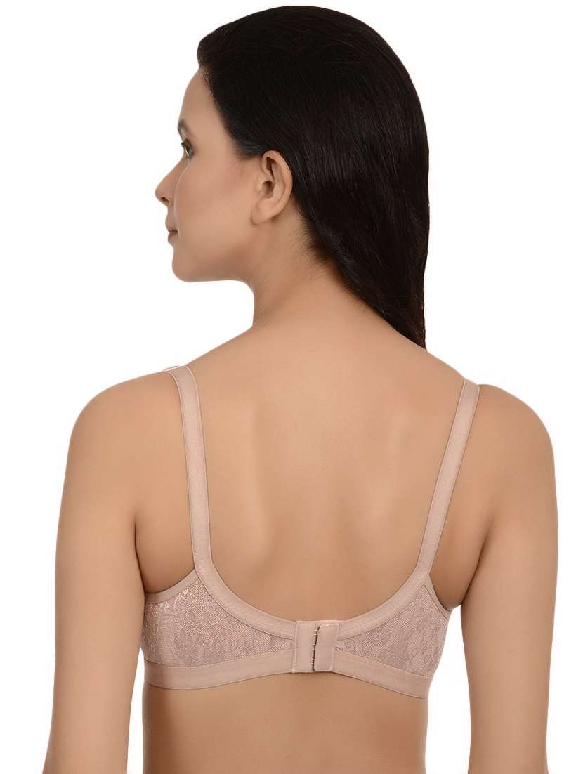 floral patch sheer panel bra  - 16815830 -  Standard Image - 2