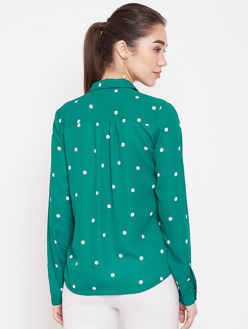 long sleeved polka dot shirt - 16816028 - Standard Image - 2