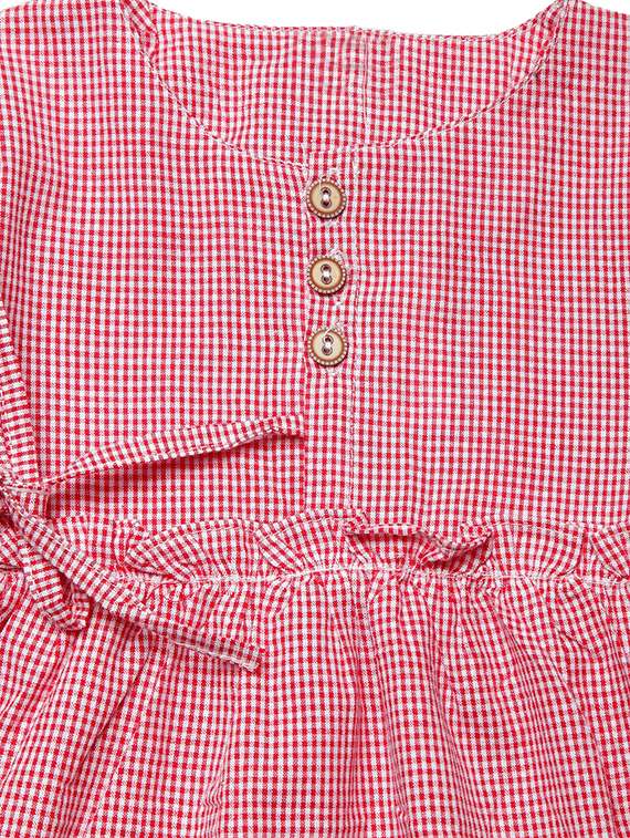 red cotton frock - 16817127 -  Standard Image - 2