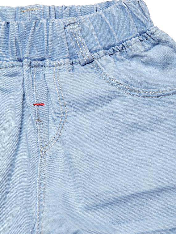 blue cotton shorts & three fourth - 16817341 - Standard Image - 2