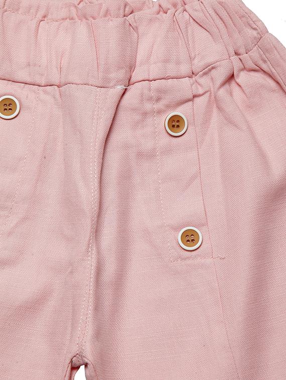 pink cotton casual chinos - 16817343 - Standard Image - 2