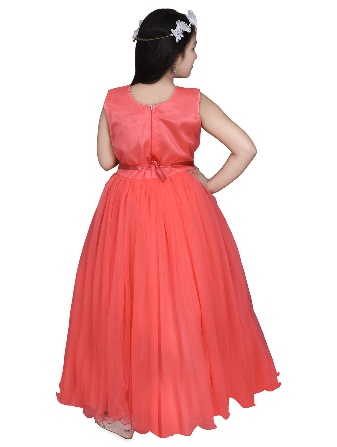 orange net frock - 16822865 - Standard Image - 2