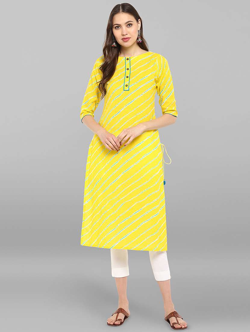 leheriya kurta pant set
