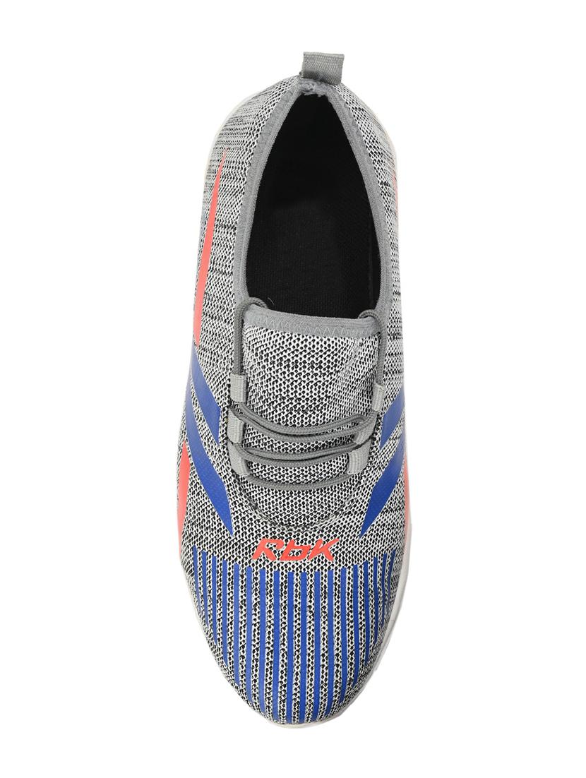 grey fabric lace up sport shoes - 16825111 - Standard Image - 2