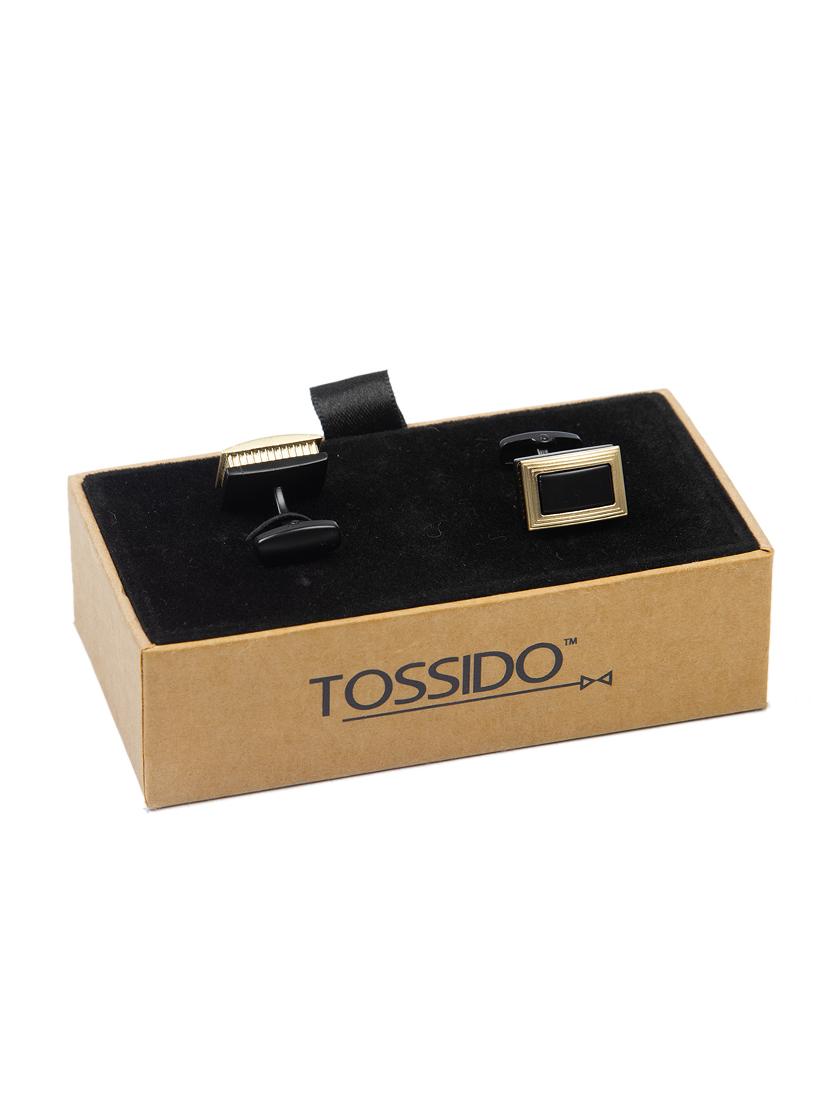 black metal cufflinks - 16825636 - Standard Image - 2