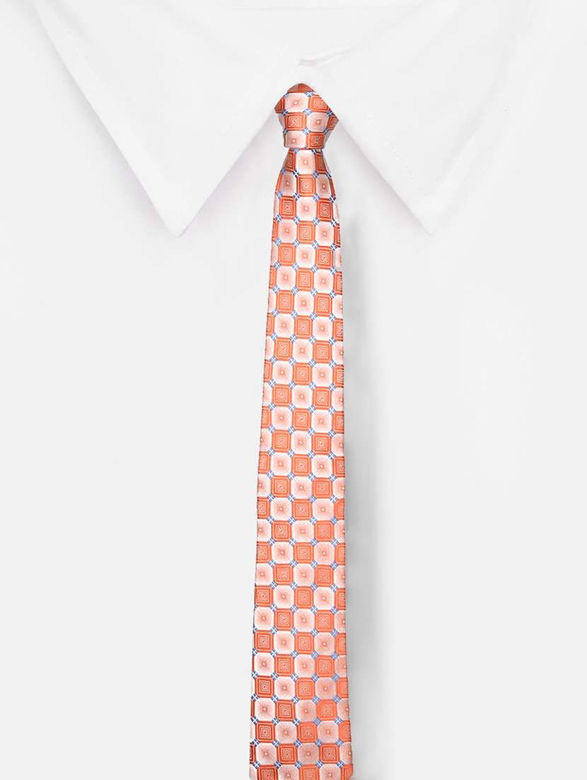 orange micro fiber tie - 16826153 - Standard Image - 2
