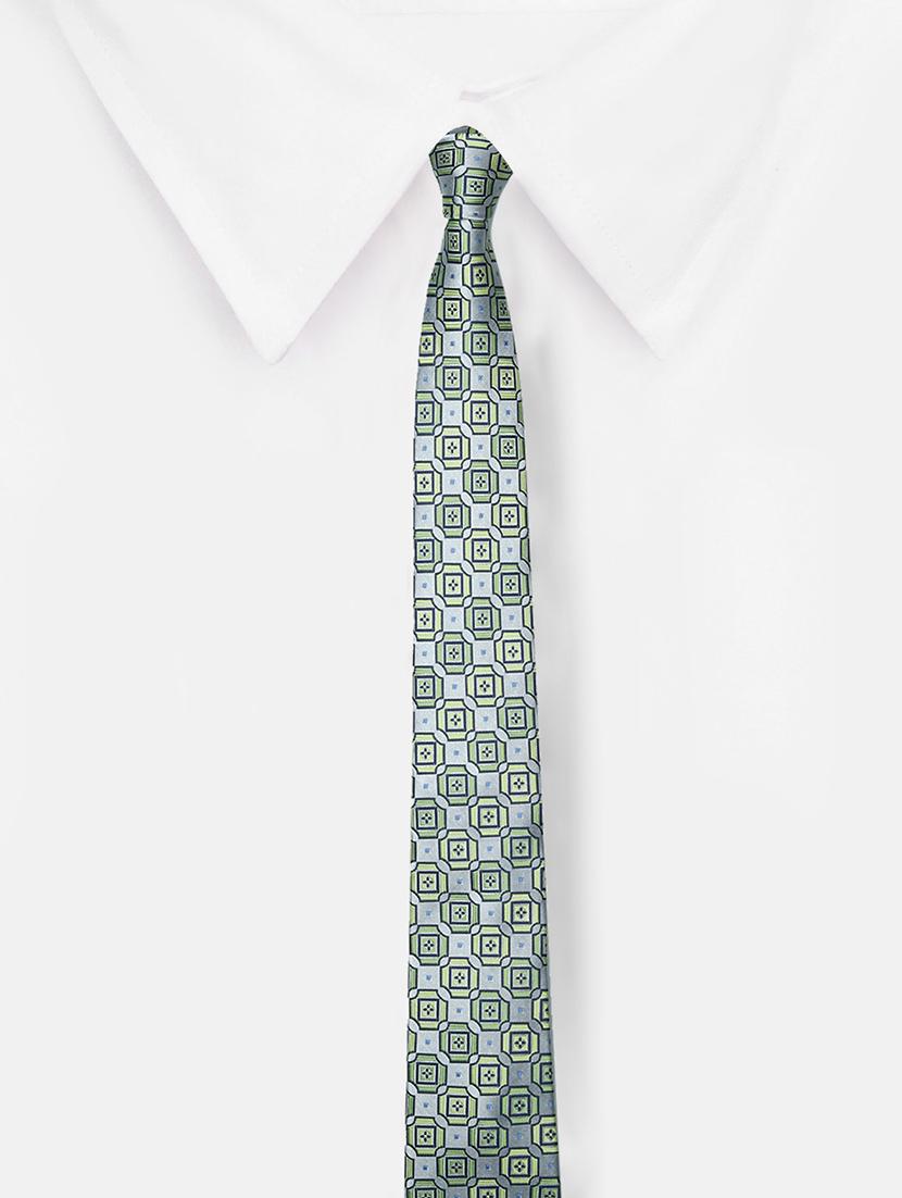 green micro fiber tie - 16826154 - Standard Image - 2