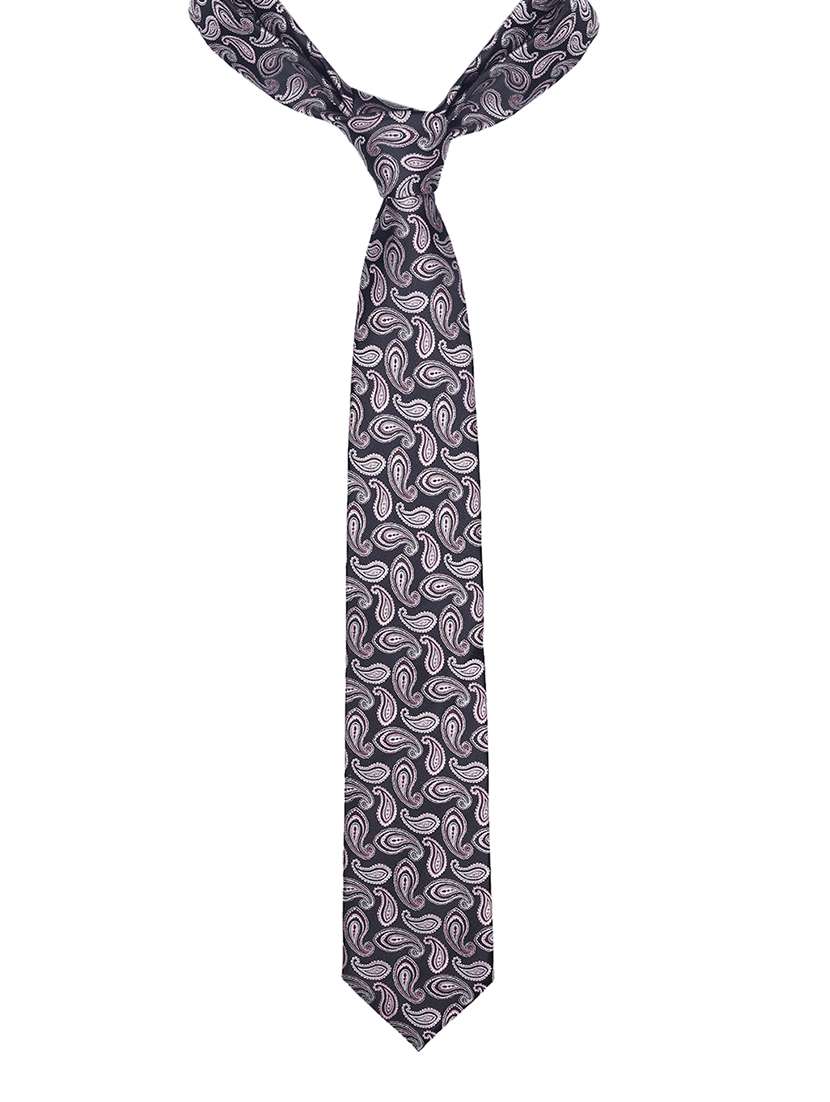 black micro fiber tie