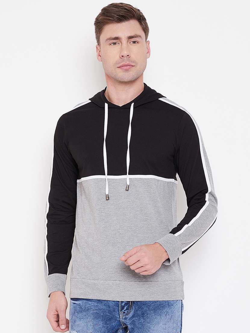 black color block t-shirt