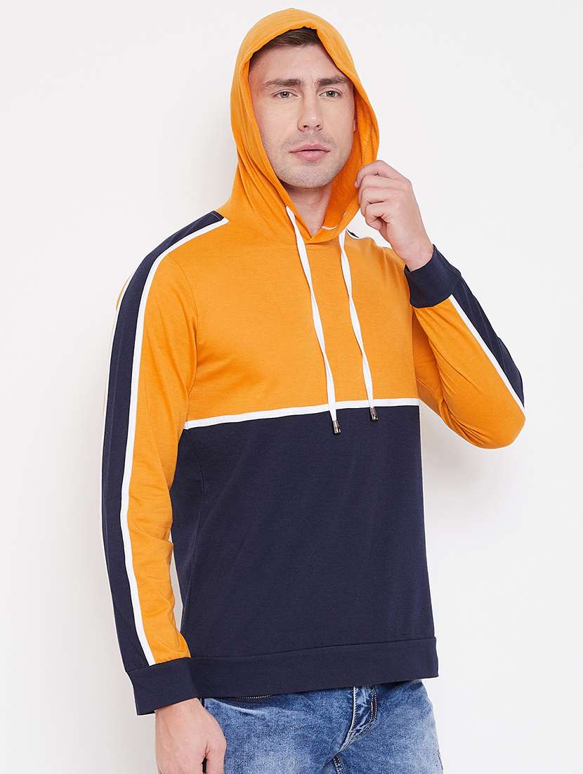 mens color block sweatshirt - 16828089 -  Standard Image - 2