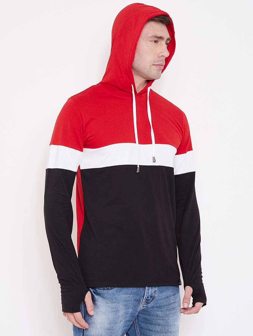 mens color block sweatshirt - 16828091 -  Standard Image - 2