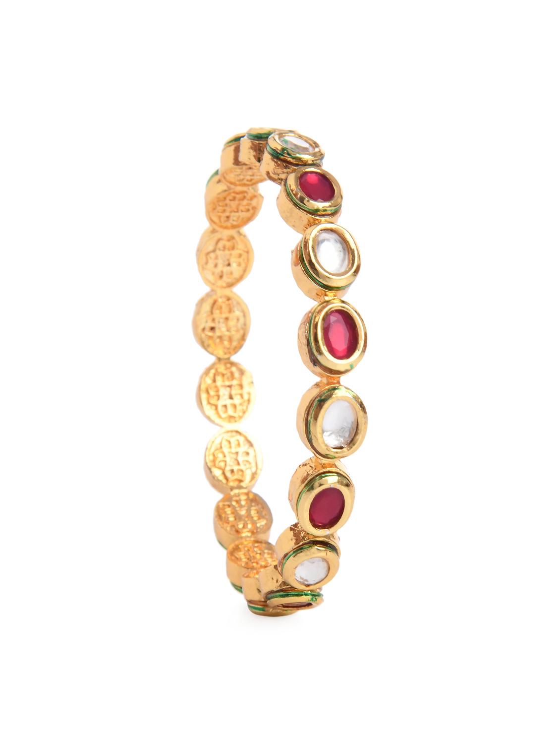 red gold metal bangle - 16829816 - Standard Image - 2