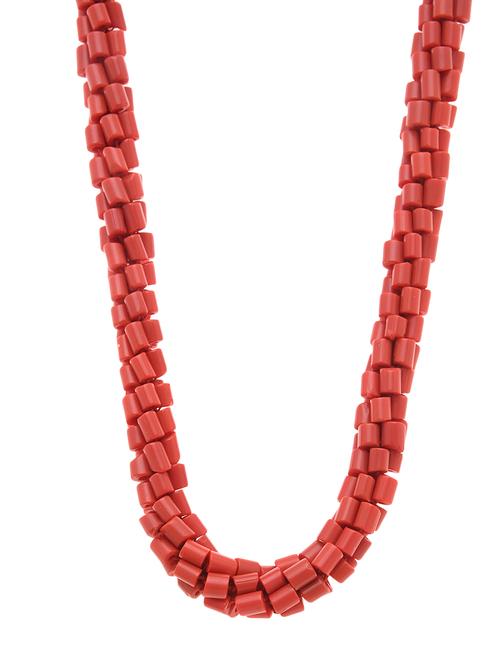red metal long necklace - 16829906 - Standard Image - 0