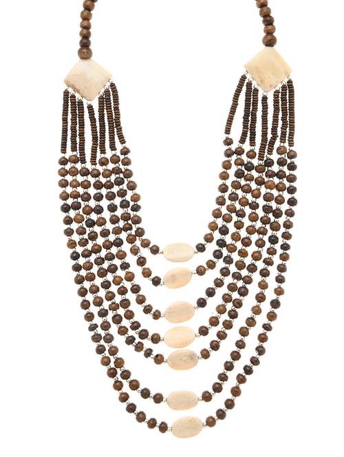 multi colored metal long necklace - 16829910 -  Standard Image - 0