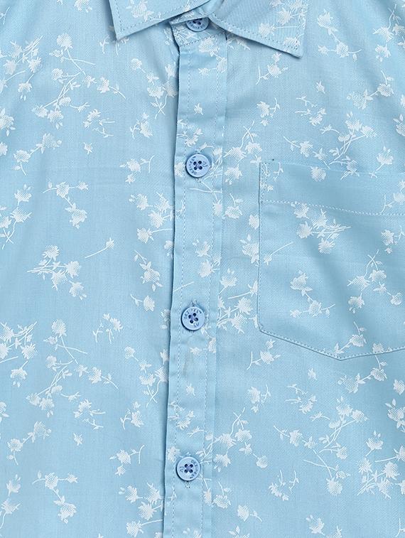 light blue cotton shirt - 16830962 - Standard Image - 2