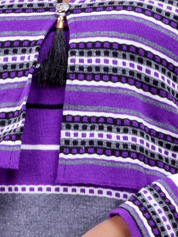 striped woolen kurta - 16831666 - Standard Image - 2