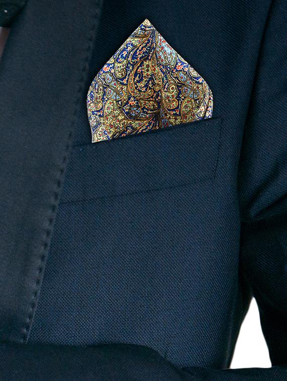 multi colored polyester pocketsquare - 16832561 - Standard Image - 2