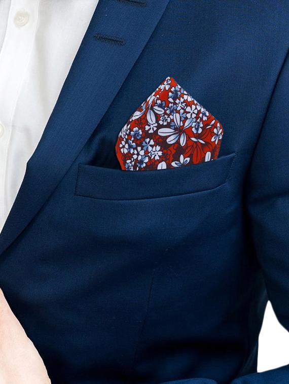 red polyester pocketsquare - 16832586 - Standard Image - 2