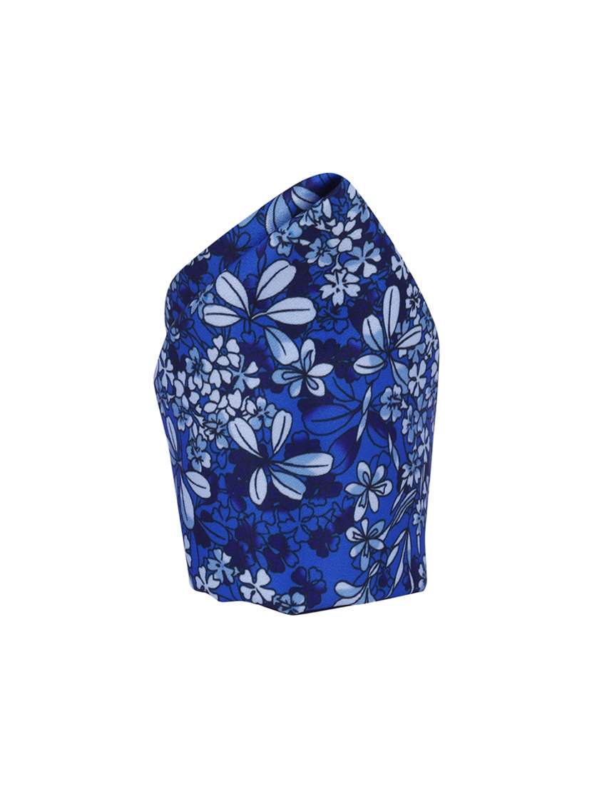 blue polyester pocketsquare