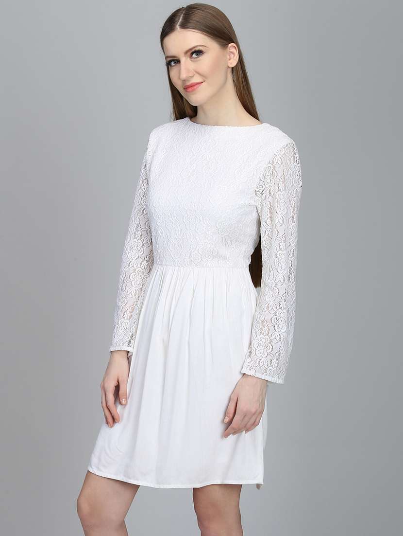 women's sheath self design dress - 16833109 -  Standard Image - 2