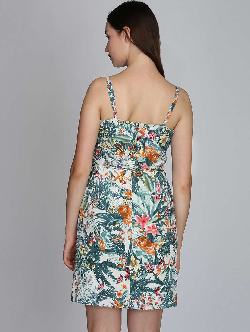 women's sheath leaf print dress - 16833120 -  Standard Image - 2
