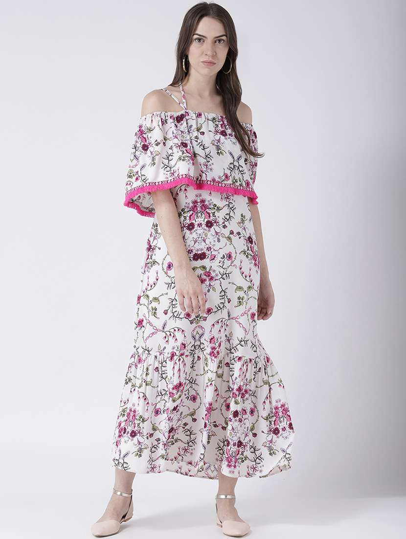 women's fit & flare floral dress