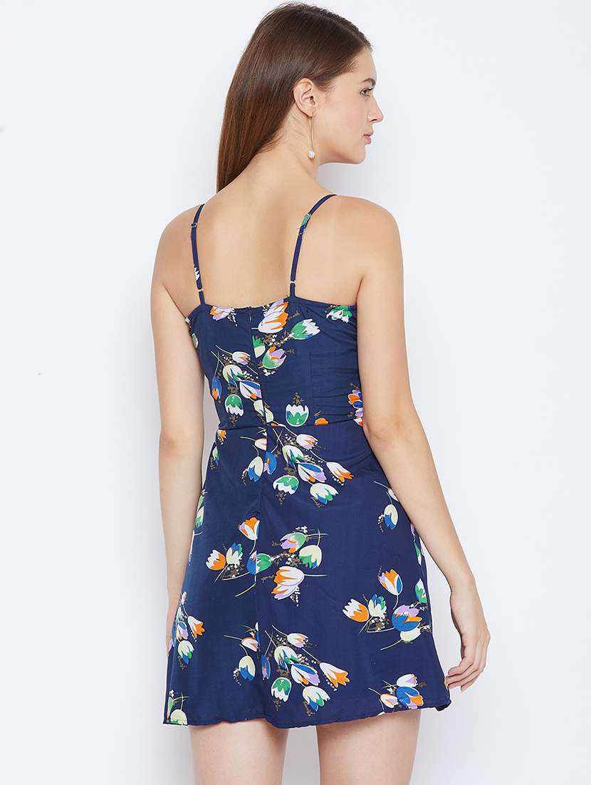 women's floral printed a-line dress - 16833156 -  Standard Image - 2