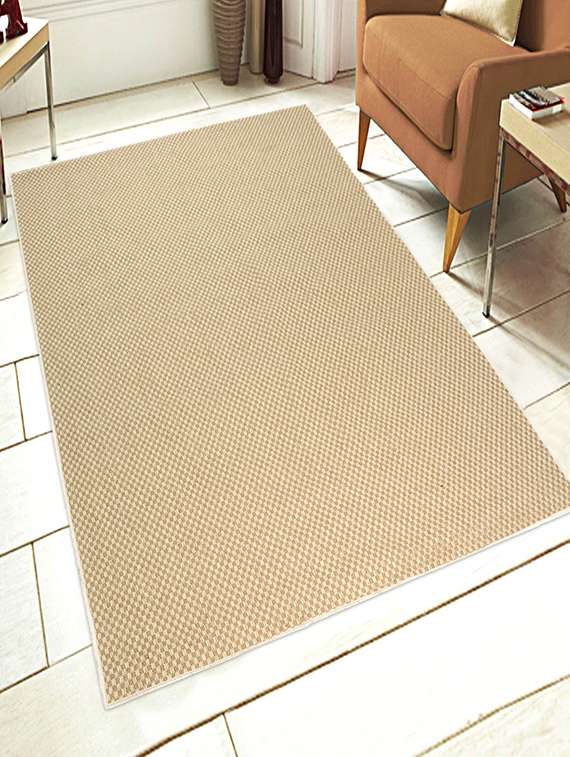  mini check jute carpet with rubber latex 