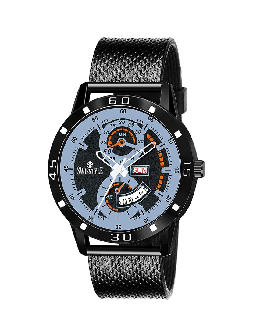 swisstyle date and day dial black analogue watches for men-ss-gr066-blk-blk (1)