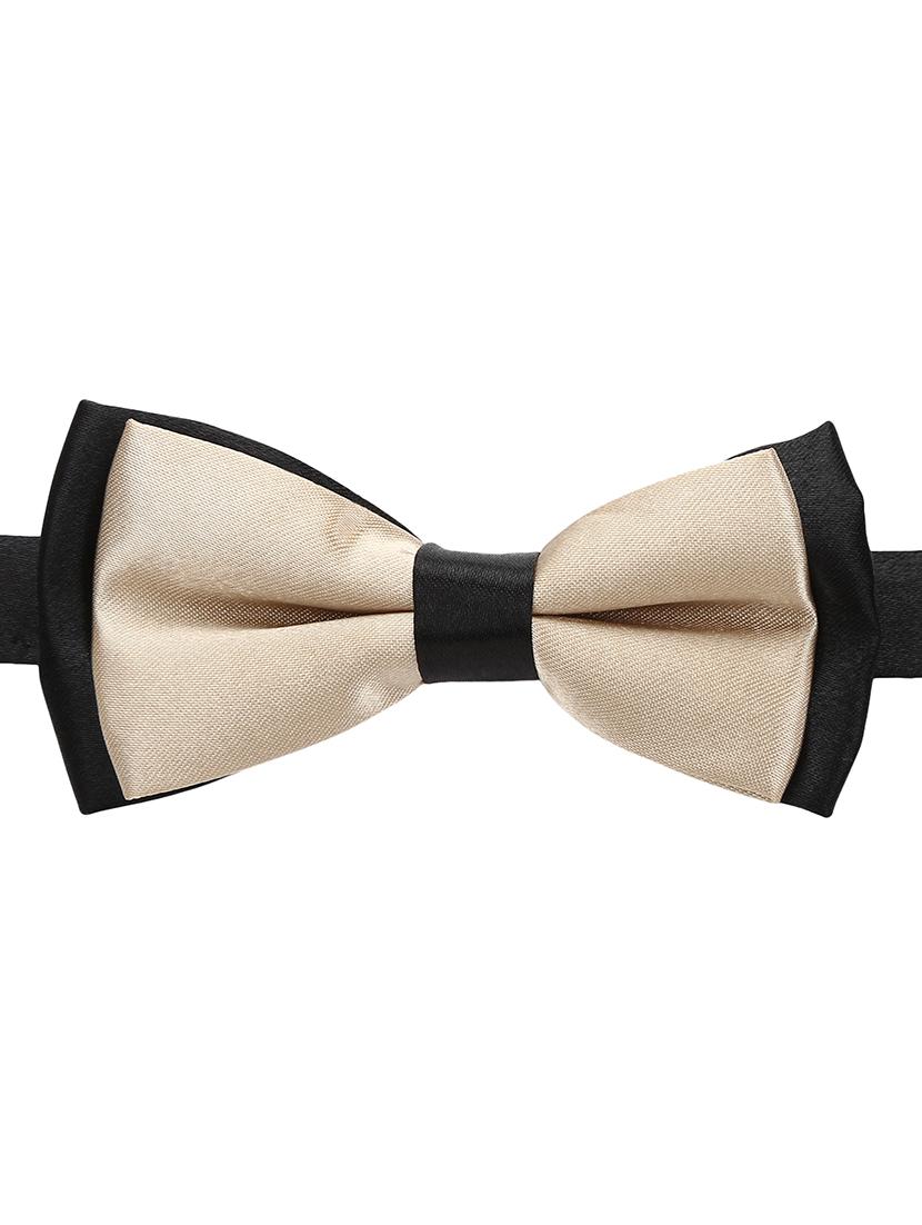 fawn satin bow tie - 16834710 - Standard Image - 2