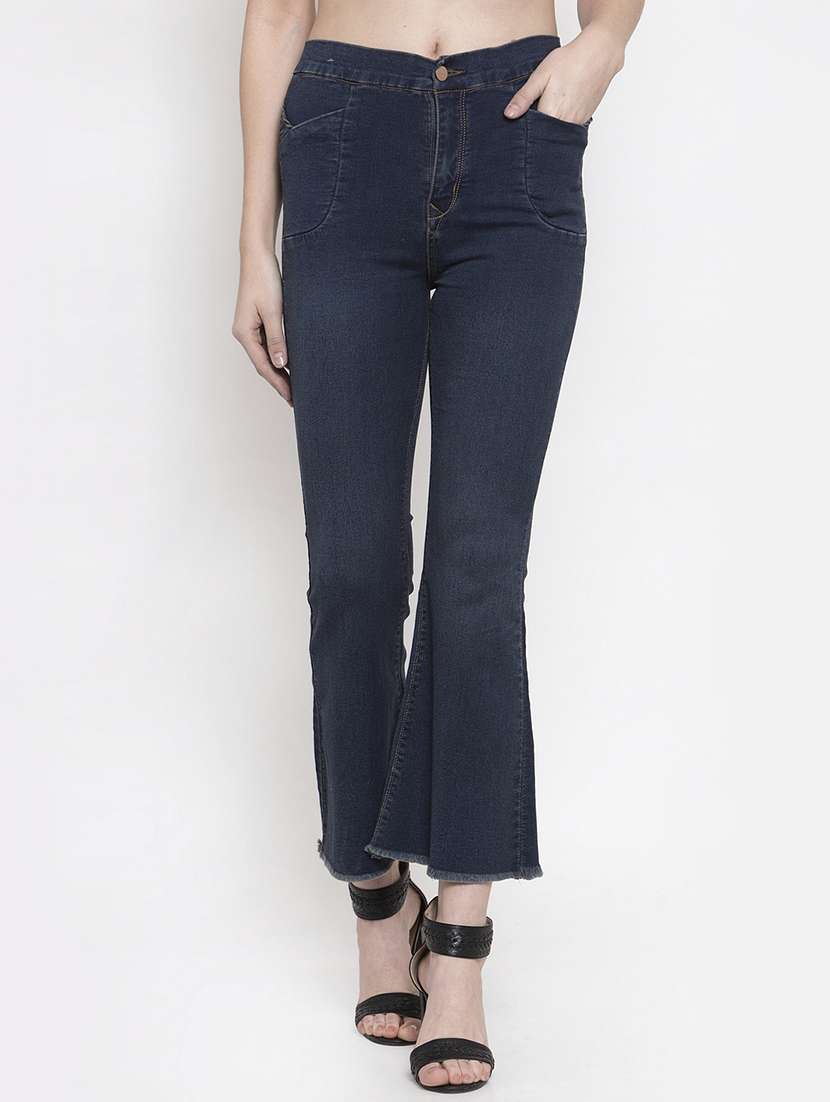 high rise boot cut jeans 