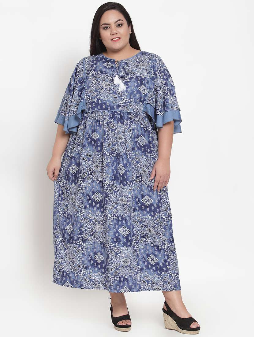paisley a-line kurta