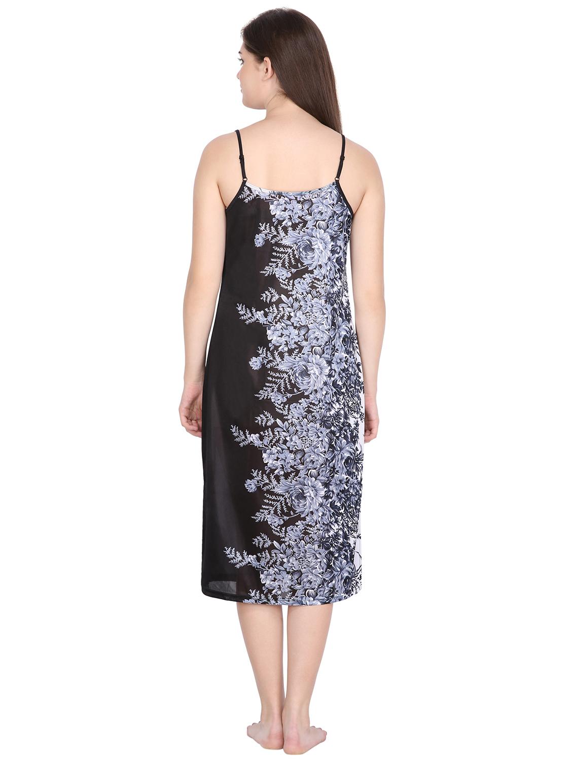 cami neck floral nighty - 16840107 - Standard Image - 2